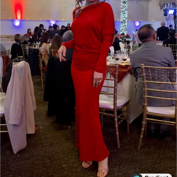 *Like New* ISSUES New York x Nordstrom Red Dress Women Designer Sz Small (2-6) - Picture 2 of 3